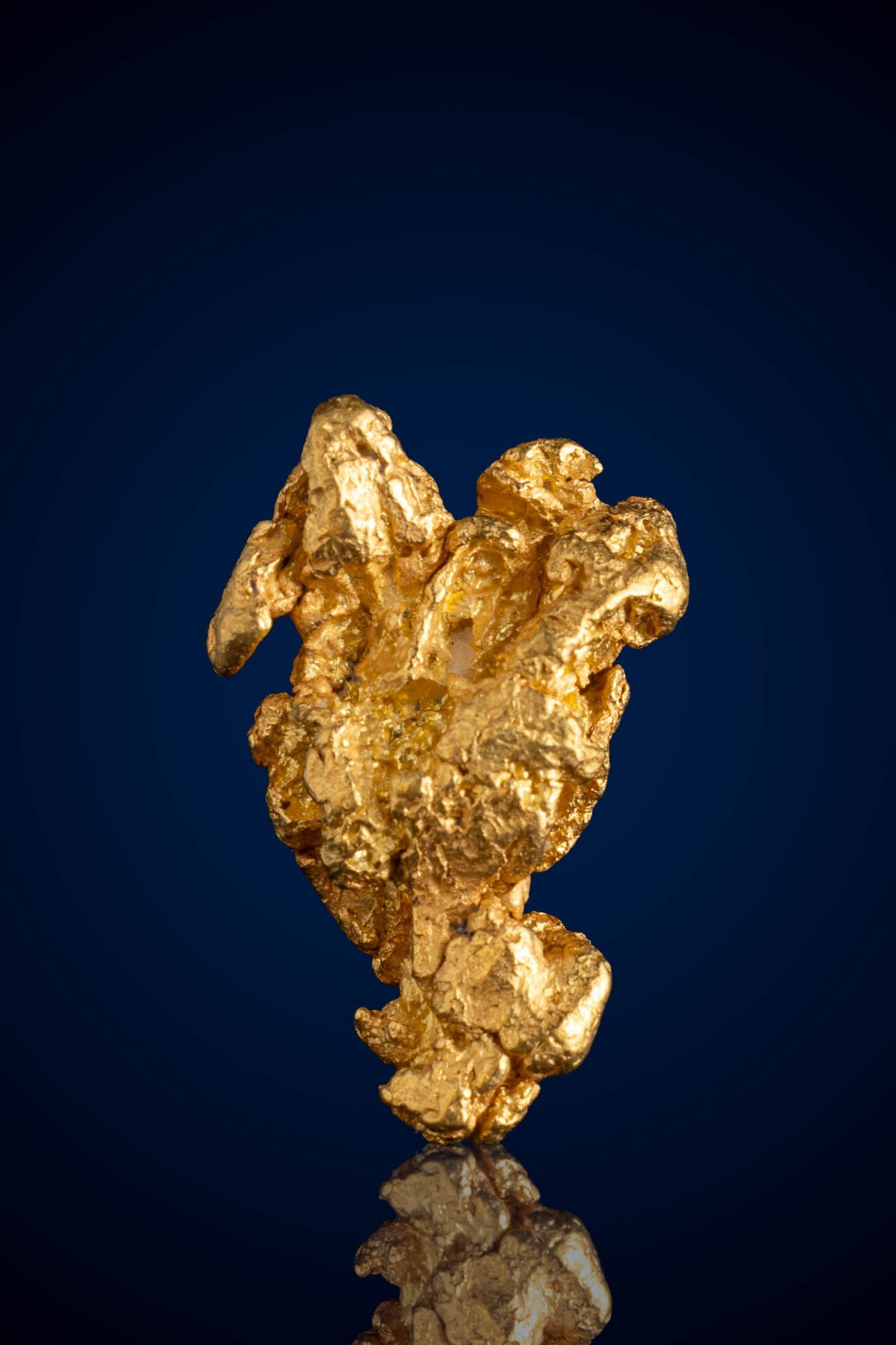 (image for) Beautiful, Jagged Natural Gold Nugget - Alaska - 3.94 grams